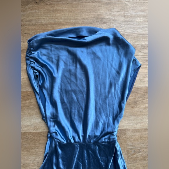 NWT A.L.C. Jasmine Midi Satin Dress - Picture 14 of 14